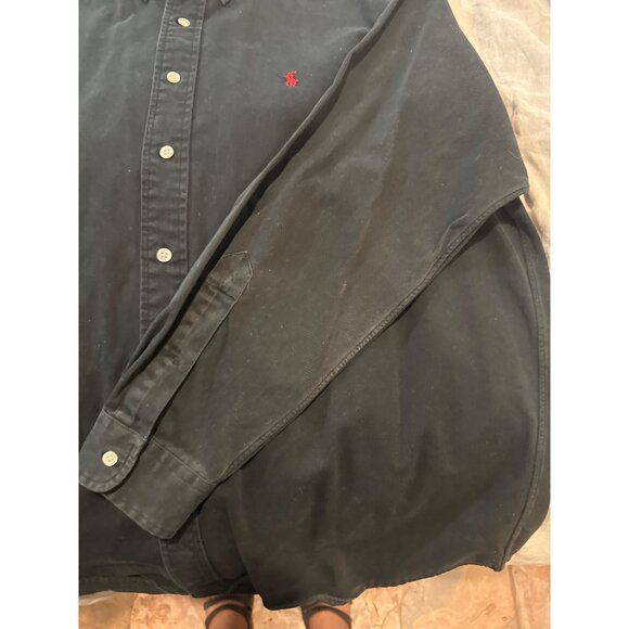 Ralph Lauren Button-Up Shirt L Men's Blake 100% Cotton Polo Logo Red horse - Picture 2 of 11